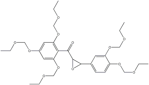 [3-[3,4-Bis(ethoxymethoxy)phenyl]oxiranyl][2,4,6-tris(ethoxymethoxy)phenyl]methanone CAS#: 1076199-12-6
