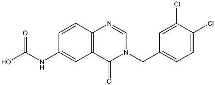 3-(3,4-dichlorobenzyl)-4-oxo-3,4-dihydroquinazolin-6-ylcarbaMic acid CAS#: 1071464-68-0