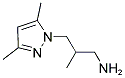 3-(3,5-DIMETHYL-PYRAZOL-1-YL)-2-METHYL-PROPYLAMINE CAS#: 1006348-56-6