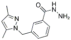 3-(3,5-DIMETHYL-PYRAZOL-1-YLMETHYL)-BENZOIC ACID HYDRAZIDE CAS#: 1002651-97-9