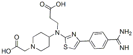 3-{[4-(4-AMIDINOPHENYL)THIAZOL-2-YL][1-(CARBOXYMETHYL)-4-PIPERIDYL]AMINO}PROPIONIC ACID CAS#: 180144-61-0