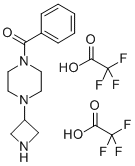 3-(4-BENZOYLPIPERAZIN-1-YL)AZETIDINE BIS(TRIFLUOROACETATE) CAS#: 178312-69-1