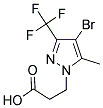 3-(4-BROMO-5-METHYL-3-TRIFLUOROMETHYL-PYRAZOL-1-YL)-PROPIONIC ACID CAS#: 1001518-85-9