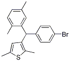 3-((4-BROMOPHENYL)(2,5-DIMETHYLPHENYL)METHYL)-2,5-DIMETHYLTHIOPHENE CAS#: 1011800-93-3