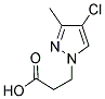3-(4-CHLORO-3-METHYL-PYRAZOL-1-YL)-PROPIONIC ACID CAS#: 180741-32-6