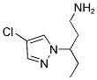 3-(4-CHLORO-PYRAZOL-1-YL)-PENTYLAMINE CAS#: 1006480-90-5
