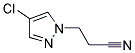 3-(4-CHLORO-PYRAZOL-1-YL)-PROPIONITRILE CAS#: 1001500-05-5