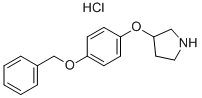 3-[4-(PHENYLMETHOXY)PHENOXY]-PYRROLIDINE HYDROCHLORIDE CAS#: 194668-52-5