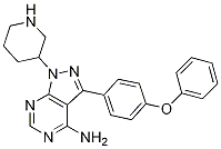 3-(4-Phenoxy-phenyl)-1-piperidin-3-yl-1H-pyrazolo[3,4-d]pyriMidin-4-ylaMine CAS#: 1022150-12-4