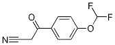 3-[4-(difluoromethoxy)phenyl]-3-oxopropanenitrile CAS#: 1017036-63-3