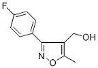 3-(4-fluorophenyl)-5-Methyl-4-IsoxazoleMethanol CAS#: 1018297-63-6