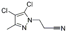 3-(4,5-DICHLORO-3-METHYL-PYRAZOL-1-YL)-PROPIONITRILE CAS#: 1001500-81-7