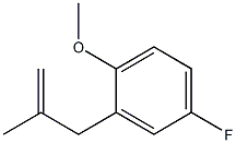 3-(5-FLUORO-2-METHOXYPHENYL)-2-METHYL-1-PROPENE CAS#: 178977-00-9