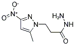 3-(5-METHYL-3-NITRO-PYRAZOL-1-YL)-PROPIONIC ACID HYDRAZIDE CAS#: 1001755-69-6