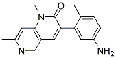 3-(5-amino-2-methylphenyl)-1,7-dimethyl-1,6-naphthyridin-2(1H)-one CAS#: 1021535-31-8