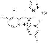 3-(6-Chloro-5-fluoropyrimidin-4-yl)-2-(2,4-difluorophenyl)-1-(1H-1,2,4-triazol-1-yl)butan-2-ol hydrochloride CAS#: 188416-20-8