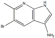 3-AMINO-5-BROMO-6-METHYL-7-AZAINDOLE CAS#: 1000343-87-2