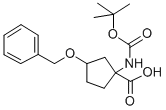 3-BENZYLOXY-1-TERT-BUTOXYCARBONYLAMINO-CYCLOPENTANECARBOXYLIC ACID CAS#: 191110-68-6