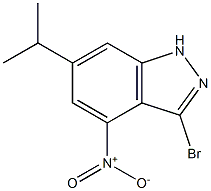 3-BROMO-4-NITRO-6-ISOPROPYL (1H)INDAZOLE CAS#: 1000340-89-5