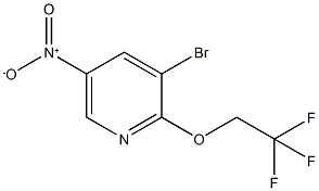 3-BROMO-5-NITRO-2-(2,2,2-TRIFLUORO-ETHOXY)-PYRIDINE CAS#: 1051372-09-8