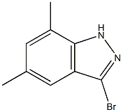 3-BROMO-5,7-DIMETHYL (1H)INDAZOLE CAS#: 1000341-11-6