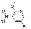 3-BROMO-6-METHOXY-2-METHYL-5-NITROPYRIDINE CAS#: 186413-76-3