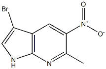 3-BROMO-6-METHYL-5-NITRO-7-AZAINDOLE CAS#: 1000340-20-4