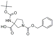 3-Boc-amino-1-Cbz-pyrrolidine-3-carboxylic acid CAS#: 1027511-76-7