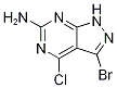3-BroMo-4-chloro-1H-pyrazolo[3,4-d]pyriMidin-6-aMine CAS#: 1003298-79-0