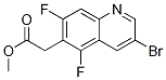 (3-BroMo-5,7-difluoro-quinolin-6-yl)-acetic acid Methyl ester CAS#: 1022092-10-9