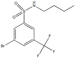 3-Bromo-N-butyl-5-(trifluoromethyl)benzenesulfonamide CAS#: 1020252-83-8