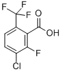 3-CHLORO-2-FLUORO-6-(TRIFLUOROMETHYL)BENZOIC ACID CAS#: 186517-41-9