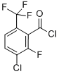 3-CHLORO-2-FLUORO-6-(TRIFLUOROMETHYL)BENZOYL CHLORIDE CAS#: 186517-45-3