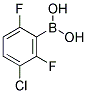 3-CHLORO-2,6-DIFLUOROPHENYLBORONIC ACID CAS#: 1031226-45-5