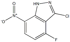 3-CHLORO-4-FLUORO-7-NITRO (1H)INDAZOLE CAS#: 1000340-93-1