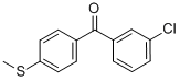 3-CHLORO-4'-(METHYLTHIO)BENZOPHENONE CAS#: 197438-99-6