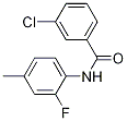 3-Chloro-N-(2-fluoro-4-Methylphenyl)benzaMide, 97% CAS#: 1037953-69-7