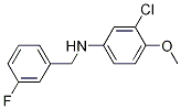 3-Chloro-N-(3-fluorobenzyl)-4-Methoxyaniline, 97% CAS#: 1019595-79-9