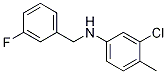 3-Chloro-N-(3-fluorobenzyl)-4-Methylaniline, 97% CAS#: 1036588-48-3