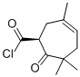 3-Cycloheptene-1-carbonyl chloride, 3,6,6-trimethyl-7-oxo-, (S)- (9CI) CAS#: 182695-00-7