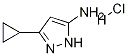 3-Cyclopropyl-1H-pyrazol-5-aMine hydrochloride CAS#: 1031791-16-8