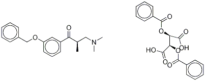3-(Dimethylamino)-1-(3-benzyloxyphenyl)-2S-methyl-1-propanone Dibenzoyl Tartrate CAS#: 1004315-81-4