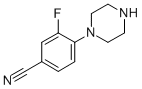 3-Fluoro-4-piperazinylbenzenecarbonitrile CAS#: 182181-38-0