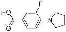 3-Fluoro-4-pyrrolidinobenzoic Acid CAS#: 1021243-16-2