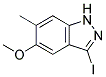 3-IODO-5-METHOXY-6-METHYL (1H)INDAZOLE CAS#: 1000343-52-1