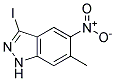 3-IODO-5-NITRO-6-METHYL (1H)INDAZOLE CAS#: 1000343-55-4