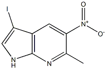 3-IODO-6-METHYL-5-NITRO-7-AZAINDOLE CAS#: 1000340-21-5
