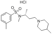 3-METHYL-N-[(1R)-1-METHYL-3-(4-METHYL-1-PIPERIDINYL)PROPYL]-N-METHYLBENZENESULFONAMIDE HYDROCHLORIDE CAS#: 195199-95-2