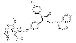 3-O-Acetyl Ezetimibe 2,3,4-Tri-O-acetyl--D-glucuronide Methyl Ester CAS#: 190448-56-7