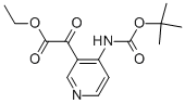 3-PYRIDINEACETIC ACID, 4-[[(1,1-DIMETHYLETHOXY)CARBONYL]AMINO]-A-OXO-, ETHYL ESTER CAS#: 191338-96-2